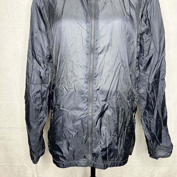 Victoria's Secret Sport Zip Up Navy Long-Sleeve Hooded Lightweight Jacket Sz XS - Picture 3 of 9